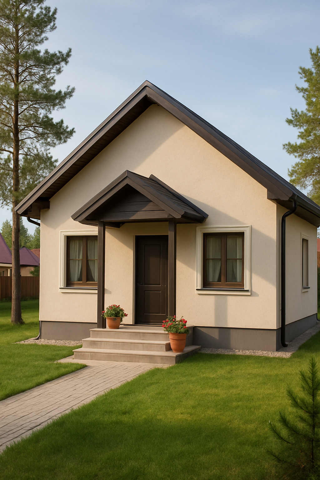 Дом 8×8 из газобетона в Крыму — расчёт блоков и стоимость